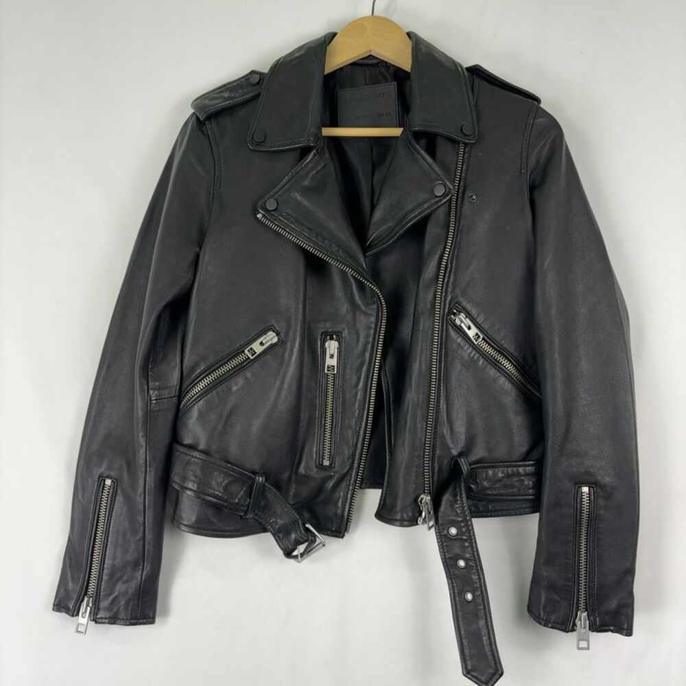 All Saints Leather Biker Jacket